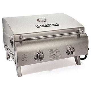 Professional tabletop gas grill a perfect camping gear
