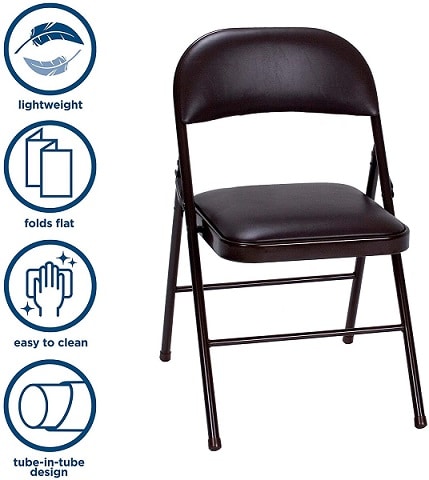most comfortable small folding chair