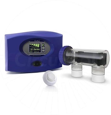Salt water chlorination system for pool automation